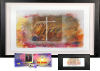 lithograph in shadow box frame